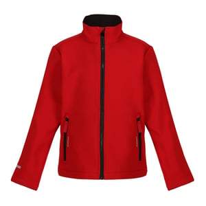 Regatta Kinder/Kids Ablaze 2 Layer Soft Shell Jas (Klassiek rood/zwart)