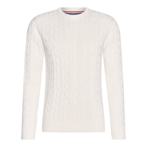Cappuccino Italia Sweaters Cable Pullover Wit Wit
