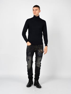 Xagon Man stoppen Turtleneck Mannen blauw