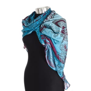 Bandana met opdruk van lichte en zachte stof 111000 unisex