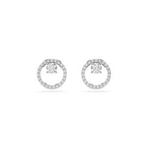 Swarovski 'Dextera' Damen Oorbellen van Basismetaal - Zilver 5692262