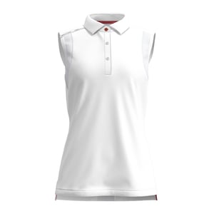 Forelson Dames/Dames Stow mouwloos poloshirt (Wit)