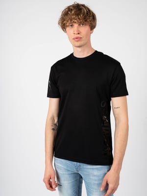 Les Hommes T-shirt Mannen zwart