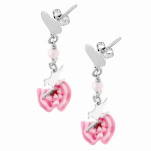Orphelia 'Cute' Kinder 925 Sterling Zilveren Dangle Oorbellen - Zilver ZO-7133