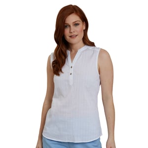 Mountain Warehouse Dames/Dames Petra Mouwloos Shirt (Wit)