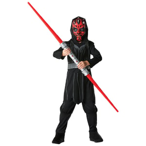 Star Wars Kinderen/Kinderen Darth Maul Kostuum (Zwart/Rood)