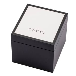 Gucci - Duik RVS Horloge Met Zwarte Wijzerplaat Voor Heren