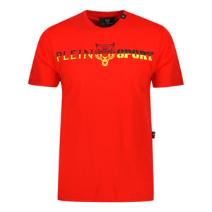 Plein Sport Bold Split Logo rood T-shirt