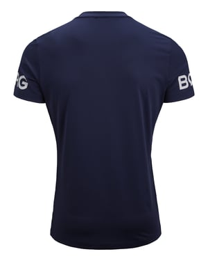 Björn Borg - Heren High Performance Korte Mouw T-Shirt - Marineblauw