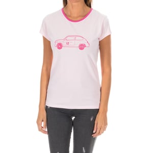Dames-T-shirt met korte mouwen en ronde hals ADM0028