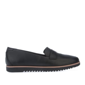 Clarks Serena Terri leren schoenen voor dames, zwart