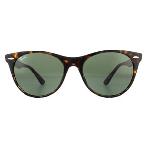 Ray-Ban Zonnebril Wayfarer II RB2185 902/31 Schildpad Groen Classic G-15