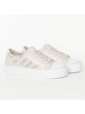 Guess damessneakers met logo, maat 4G, zilver