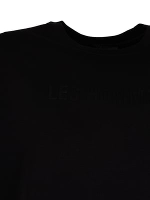 Les Hommes T-Shirt LH Logo Mannen zwart