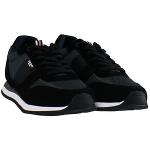 Hackett Eyelet Heren Zwarte Trainers