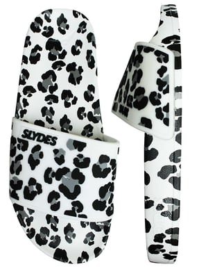 Slydes Blur Sliders Dames Wit/Zwart