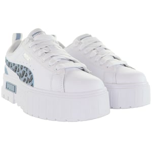 Puma Mayze Wild Kinderen Witte Sneakers