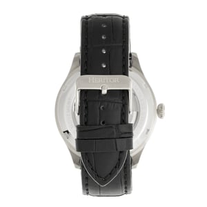 Heritor Automatische Gregory Semi-Skelet Leather-Band Horloge