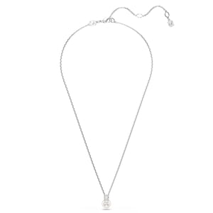 Swarovski 'Matrix' Dames Halsketting van Basismetaal - Zilver 5693897