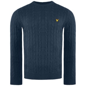 Lyle & Scott Kabel Heren Navy Trui