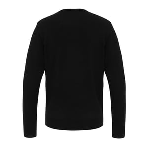 Premier Heren Essential Acryl V Hals Sweatshirt (Zwart)