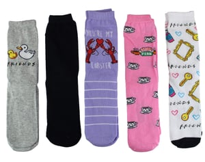 5 Paar Vriendschapssokken voor Vrouwen | Grappige Schattige Dress Novelty Vriendschapssokken | Vriendschap Cadeaus - Friends