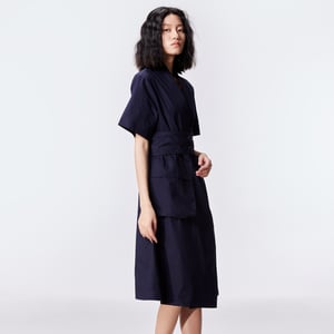 Katoenen kimono wrap jurk