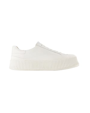 Sneakers - Jil Sander - Leer - Wit