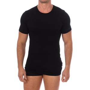 Mode Bamboe T-shirt korte mouw BKK1UTS03SI man