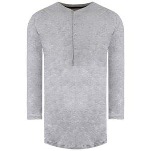 Under Armour Recovery Sleepwear Heren Grijs Henley Top