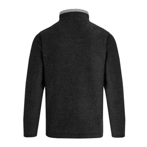 Weird Fish Heren Newark Grid Eco Friendly Quarter Zip Fleece Top (Gewassen Zwart)