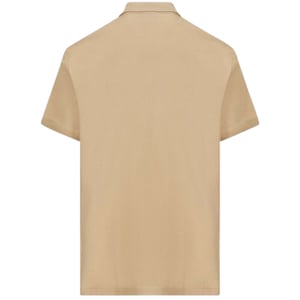 Burberry Branded Circle Logo Camel Beige Polo Shirt