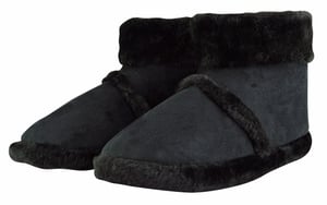 Slipper Snob - Herenlaarsjes met Memory Foam Zool - Zwart