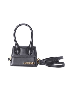 Jacquemus Le Chiquito Handtas in Zwart Leer