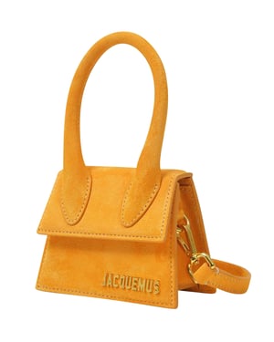 Jacquemus Le Chiquito oranje minitasje