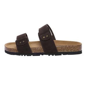 EVER AU Dames Leren Sandalen - Scarlet