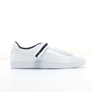 Puma Smash V2 Wit Leer Heren Veterschoenen 366912 02