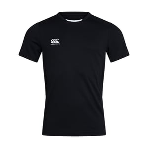 Canterbury Unisex T-shirt Club Dry voor volwassenen (Zwart)