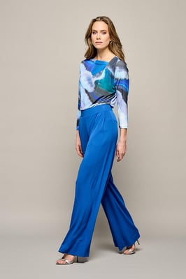 Ivy Palazzo Broek Kobalt