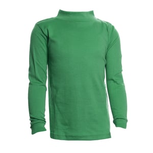 Unisex LPG700 t-shirt met lange mouwen en halve hals voor jongens en meisjes