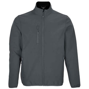 SOLS Heren Falcon Gerecycleerd Soft Shell Jasje (Houtskool)