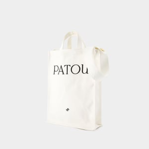 Verticale boodschappentas - PATOU - Katoen - Wit