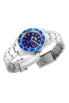 Invicta Pro Diver 26971 Heren Horloge - Quartz Uurwerk - Roestvrij Staal met blauwe Wijzerplaat - 40mm