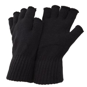 Floso Heren vingerloze winterhandschoenen (Donkergrijs)