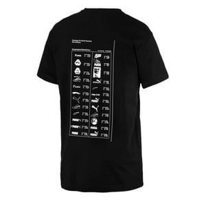 Puma Meervoudig Logo Grafisch Heren T-shirt Zwart Top 578158 01