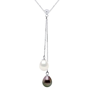 Ketting YOU AND ME TAHITI Culture and Pearls FRESHWATER Peren 7-8mm White Gold