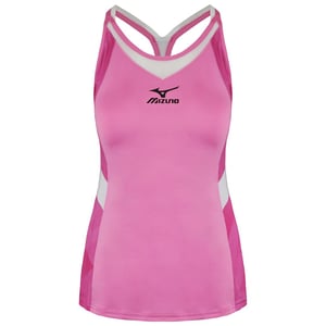 Mizuno DryLite Dames Roze/Wit Tanktop