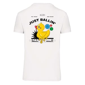 Ballin Est. 2013 Tee SS Backprint Duck Shirt Wit