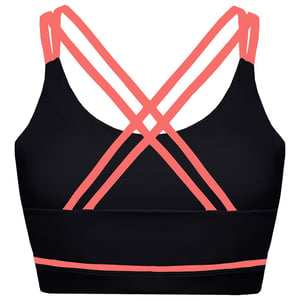 BoxRaw Valerie Vrouwen Zwarte Sportbeha
