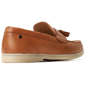 Base London Bonito Leren Herenpantoffels Burnt Tan
